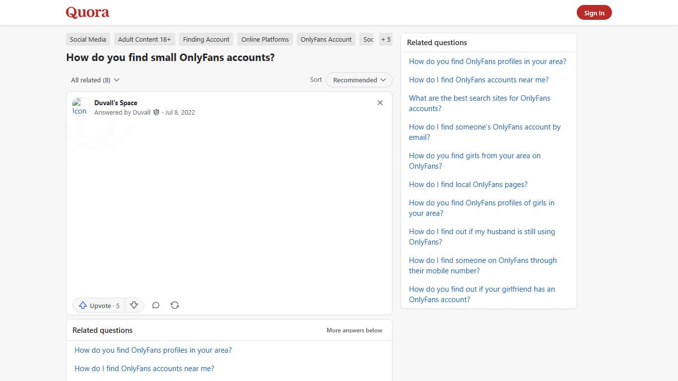 How to find small OnlyFans accounts - Quora